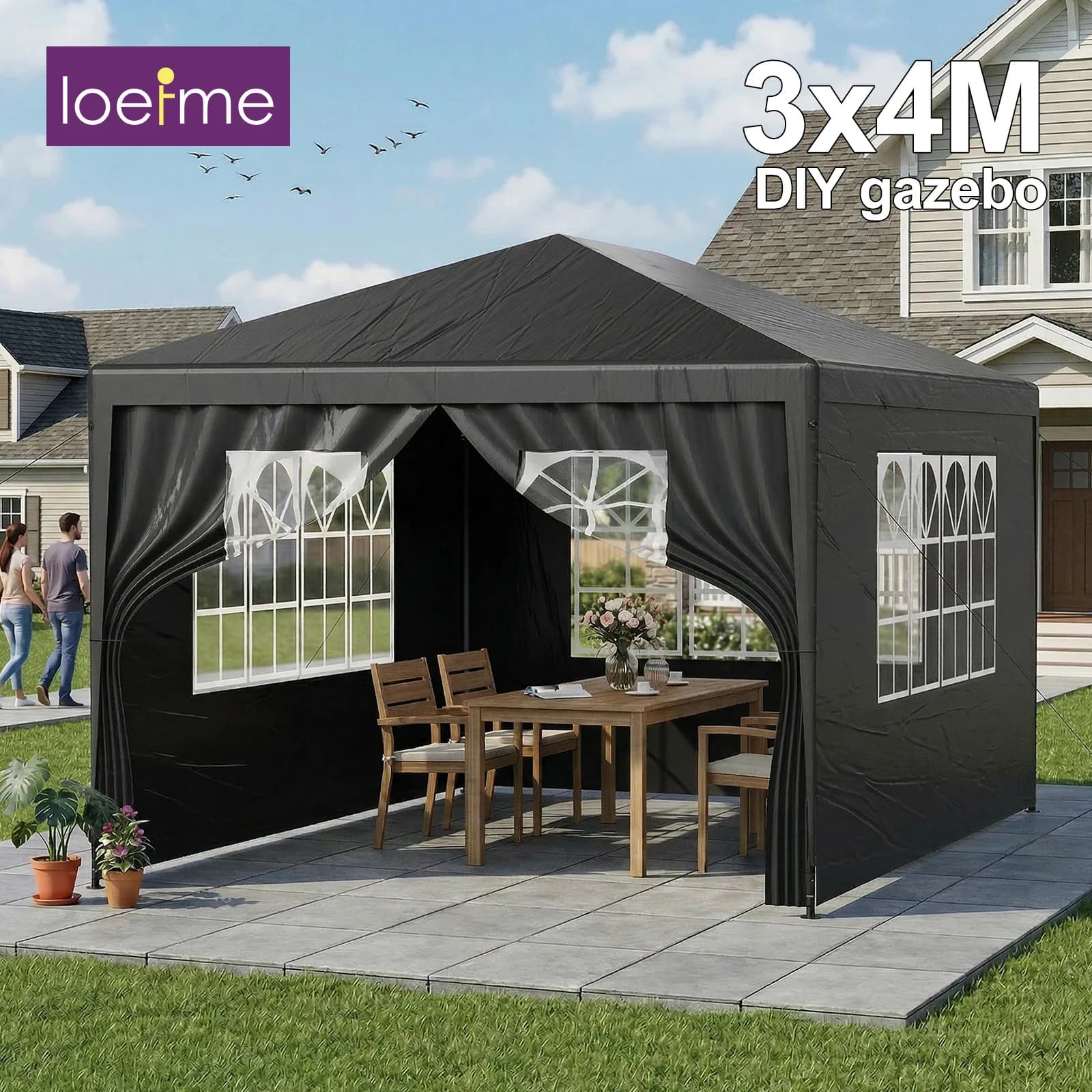 Namiot ogrodowy LOEFME 3x4M