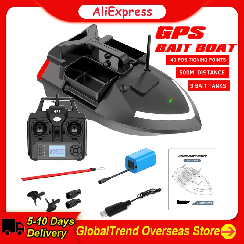 Łódź zanętowa V020 GPS 