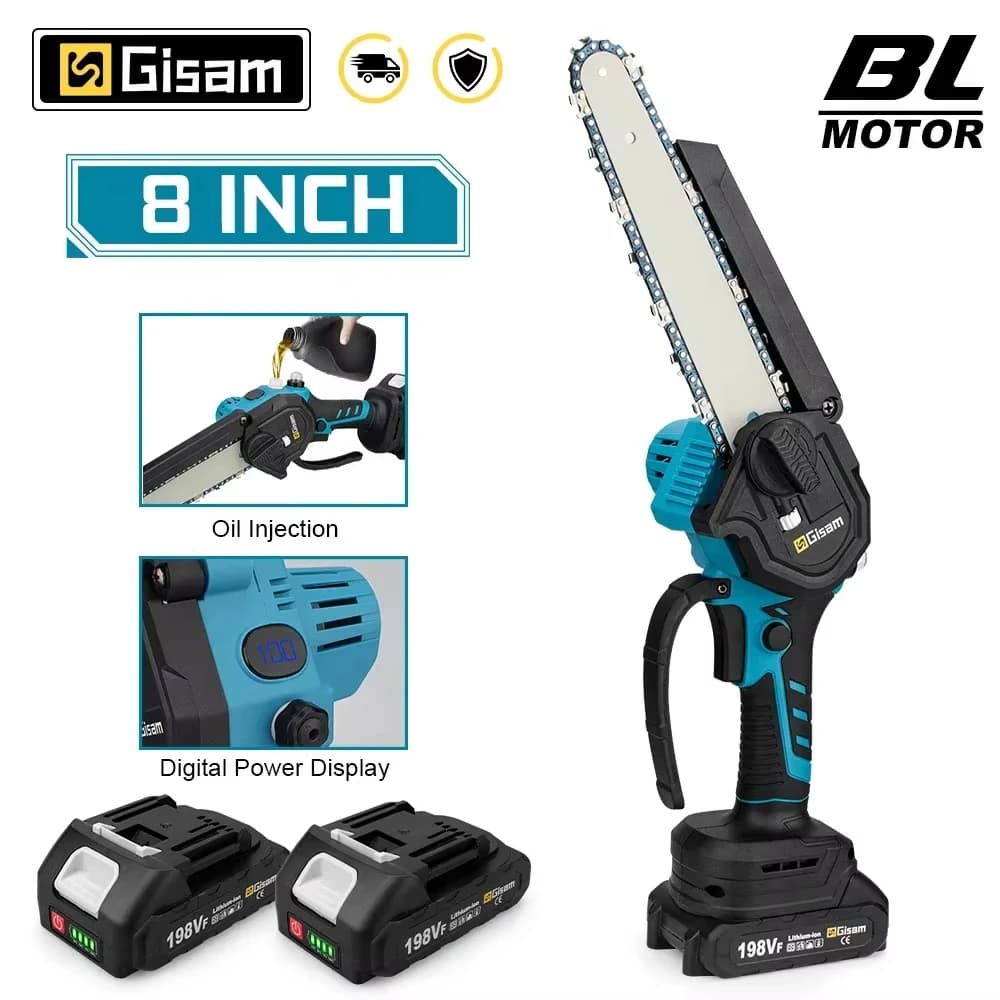 Piła łańcuchowa Gisam - zestaw 2xAKU 