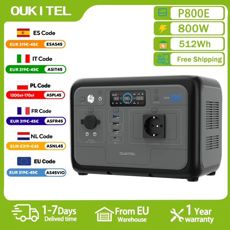 Stacja zasilania OUKITEL P800E