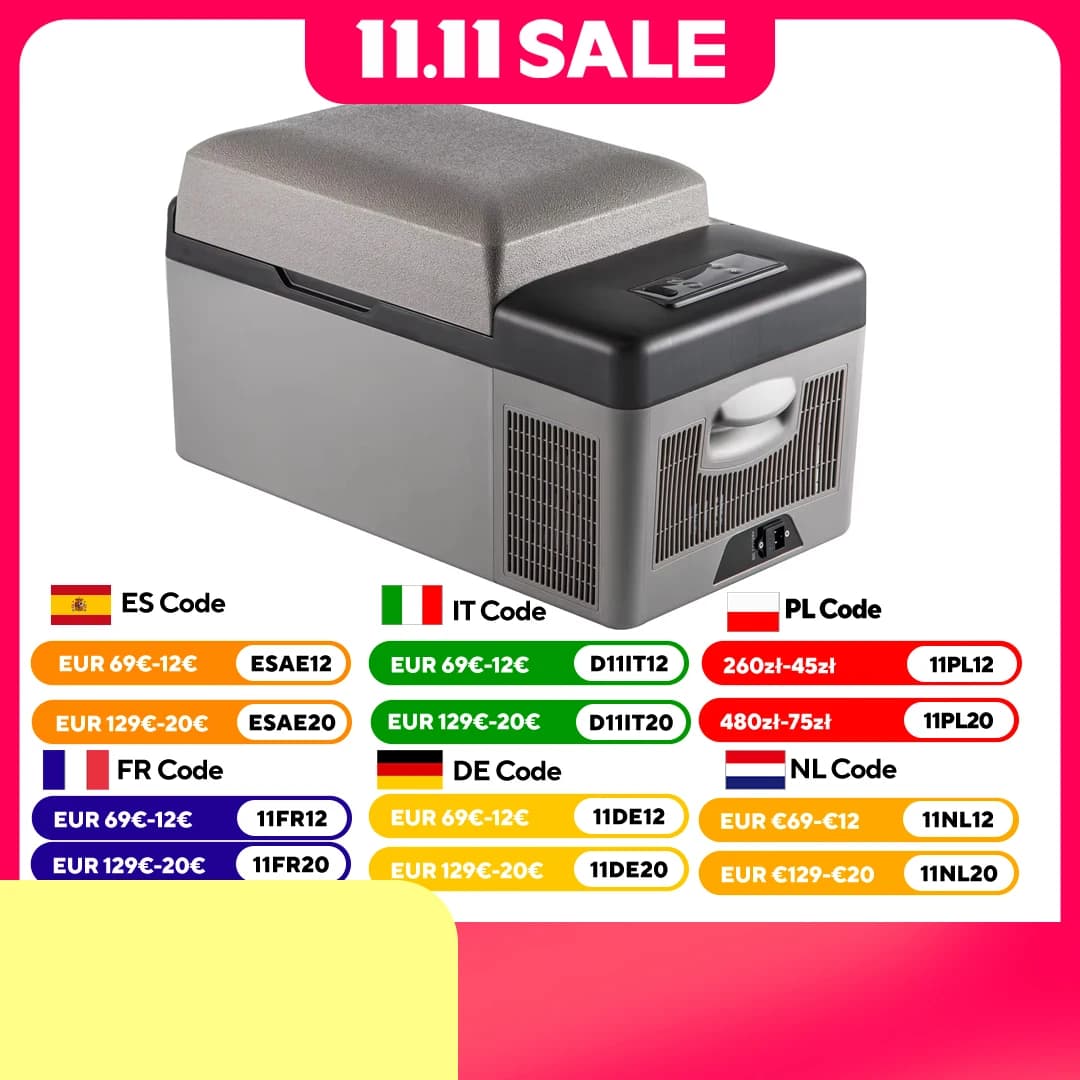 Lodówka kompresorowa VEVOR 15L/20L