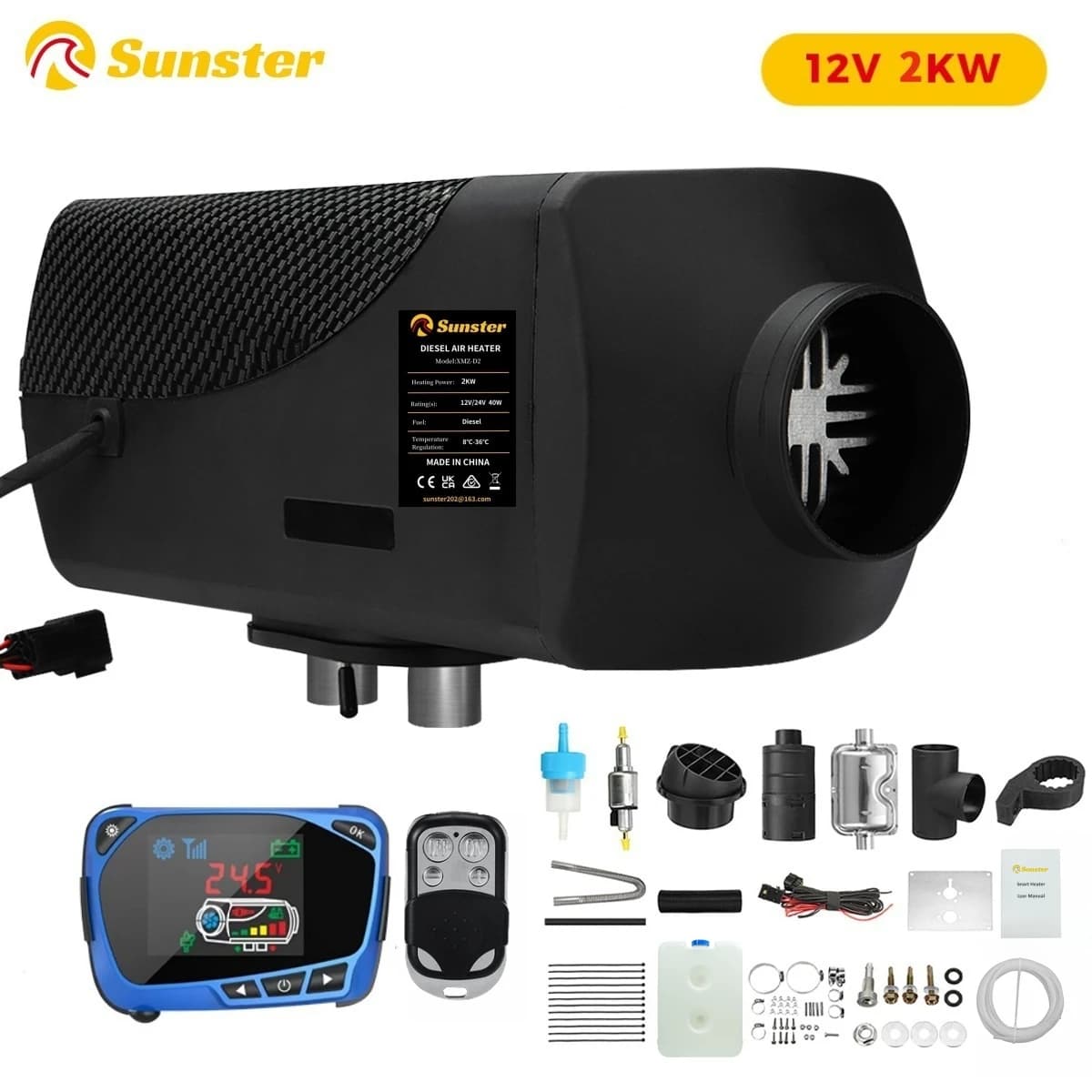 Ogrzewanie postojowe SUNSTER 2Kw