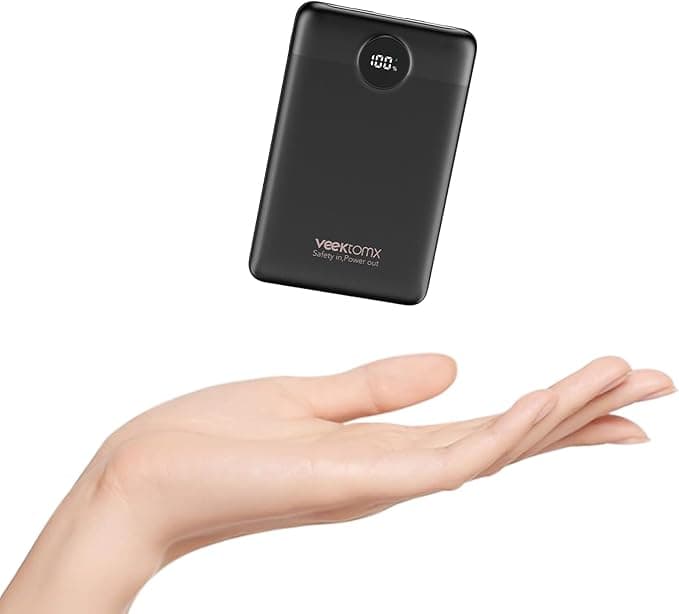 VEEKTOMX Mini Power Bank 10000mAh