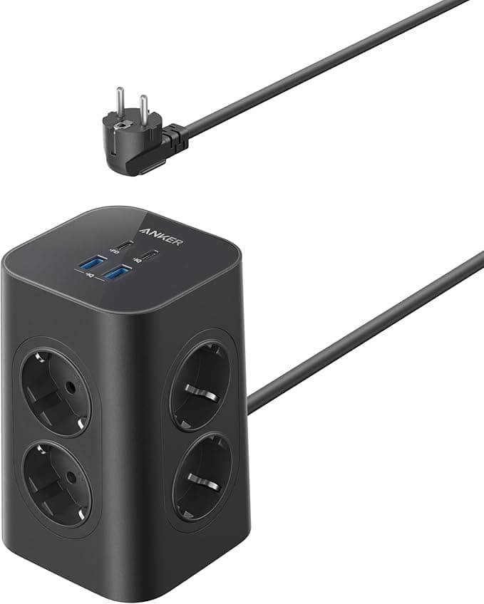 Anker listwa zasilająca 8 gniazd + 4 USB