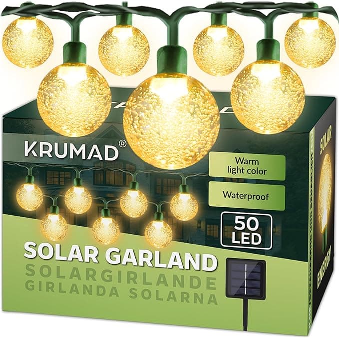 KRUMAD Girlanda Solarna LED 7m