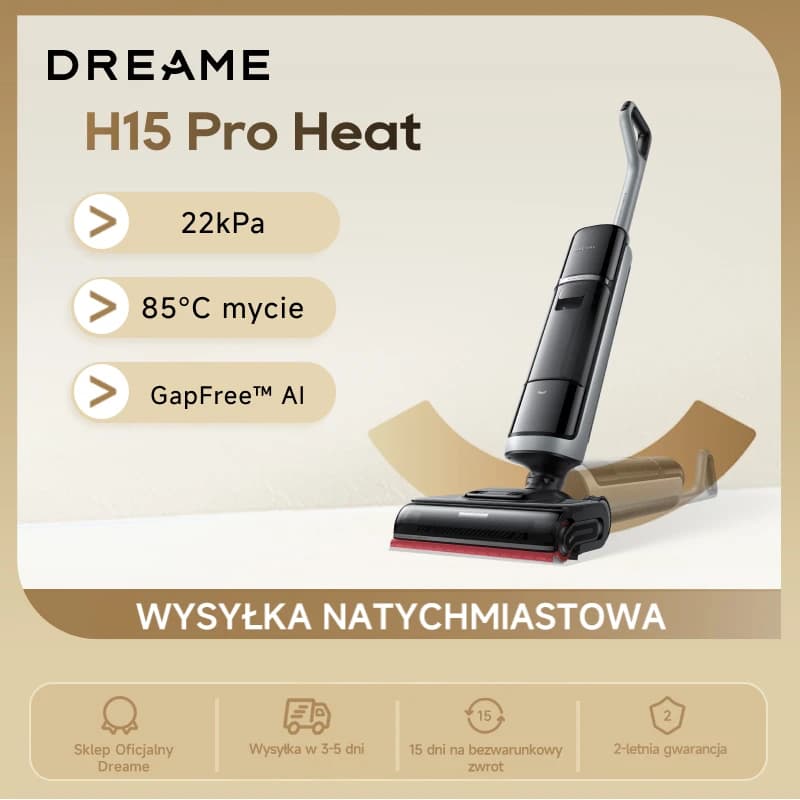 Odkurzacz mopujący Dreame H15 Pro Heat