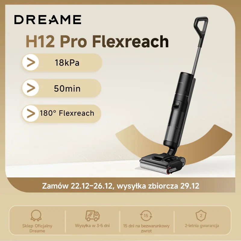 Okurzacz mopujący Dreame H12 Pro Flexreach