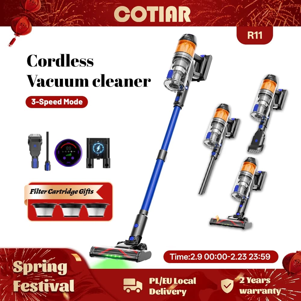 Odkurzacz pionowy COTIAR R11 500W 50Kpa