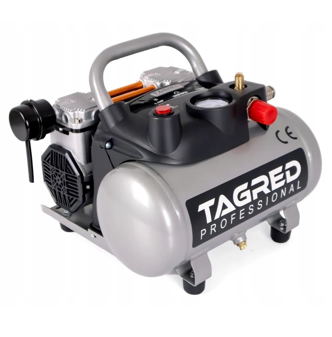 Kompresor bezolejowy TAGRED PRO. 6L 1100W