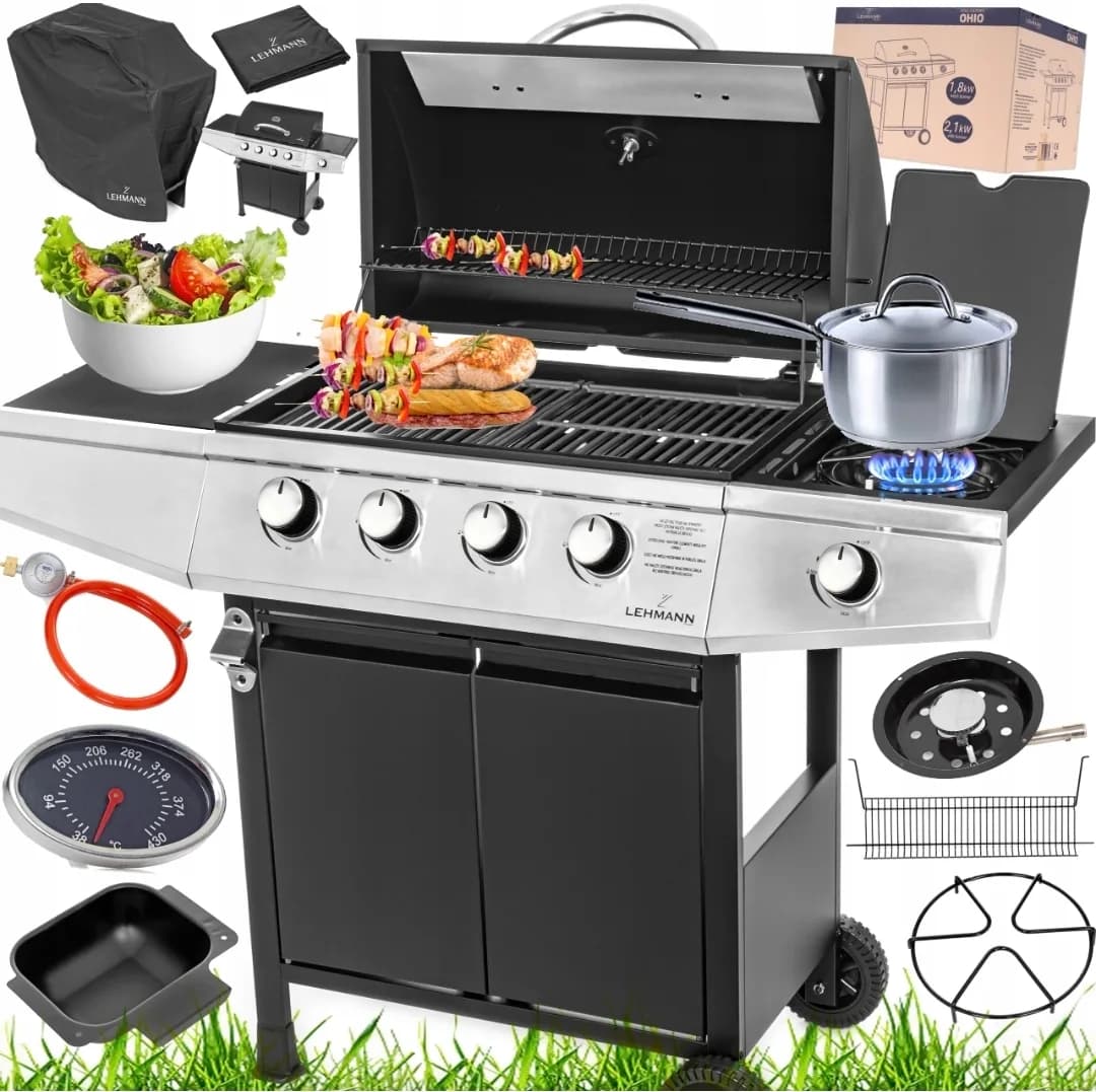 Grill gazowy LEHMANN OHIO 4+1