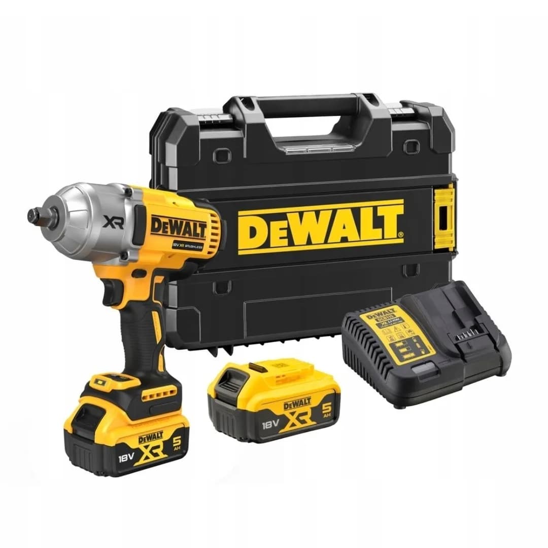 Klucz udarowy DeWalt 1/2" 1355Nm - zestaw